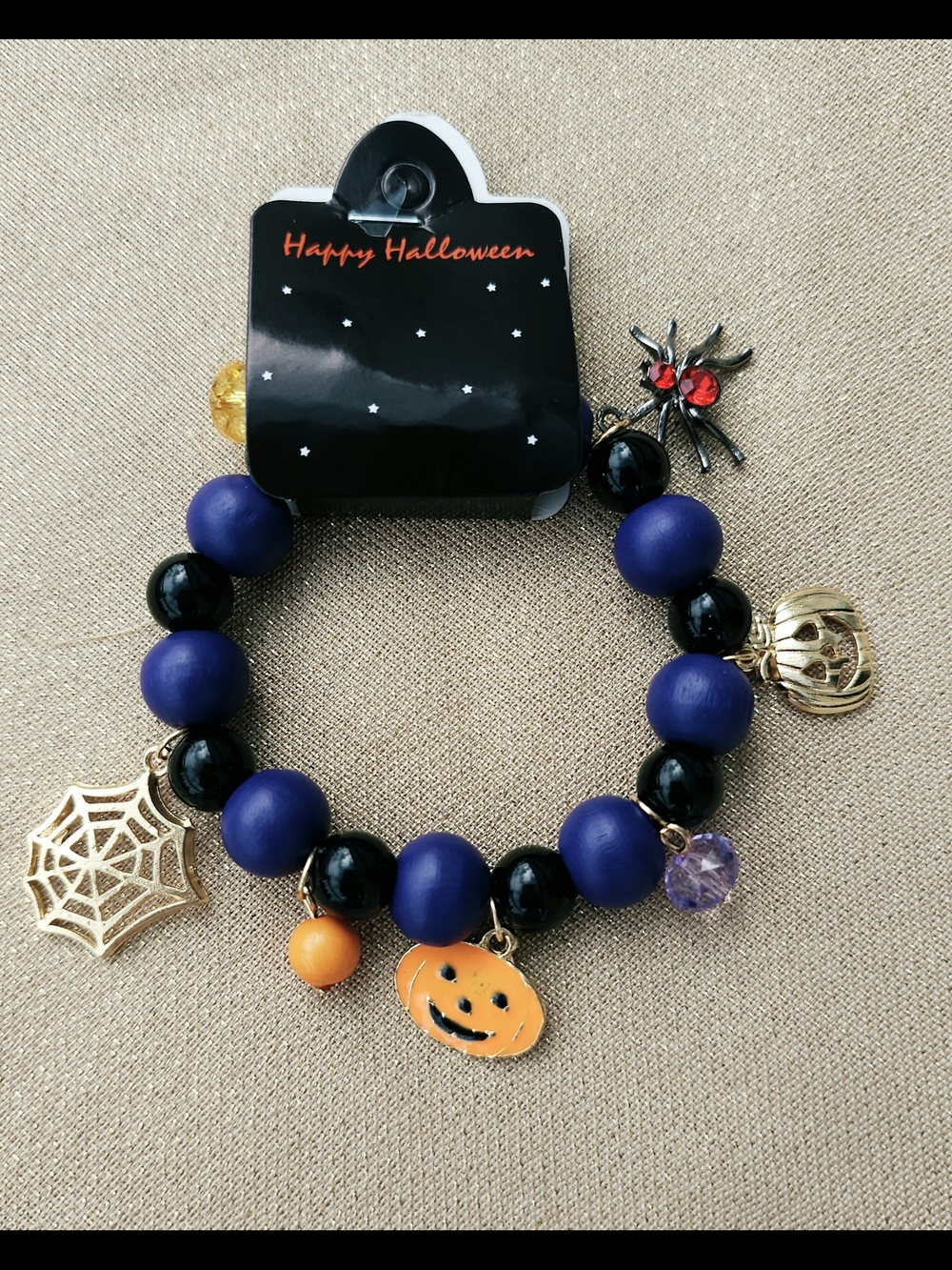 NWT Halloween Beaded Charm Bracelet – Pick Your Color! - Picture 5 of 5